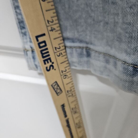 Gap Hi-Rise Stride Ankle Jeans Women's 16 (35x26) Blue Wide Leg Light Wash VGUC - Picture 4 of 7